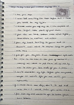 ways to say 'I love you‘ without saying it